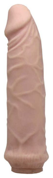 Телесный фаллоимитатор из реалистичного материала ультраскин 17 см Eroticon (бежевый) 