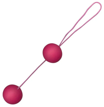 Веселые розовые вагинальные шарики Toy Joy Funky love balls (розовый) 
