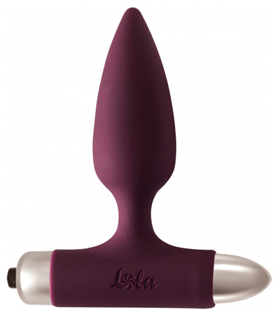 Анальная пробка Lola Toys Spice It Up с вибрацией Wine red 8015-03lola Glory (фиолетовый) 