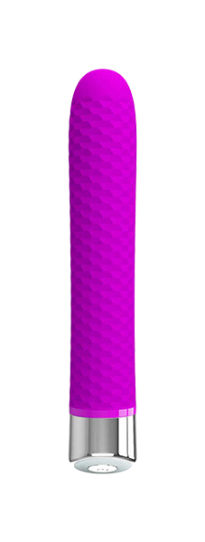 Вибратор REGINALD 12 режимов вибрации, 16,7 см Baile (серебристый; фиолетовый) 