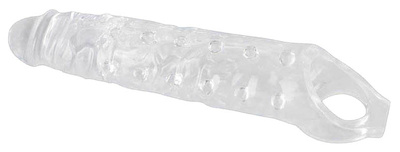 Насадка Orion Crystal Skin с кольцом для мошонки (прозрачный) 