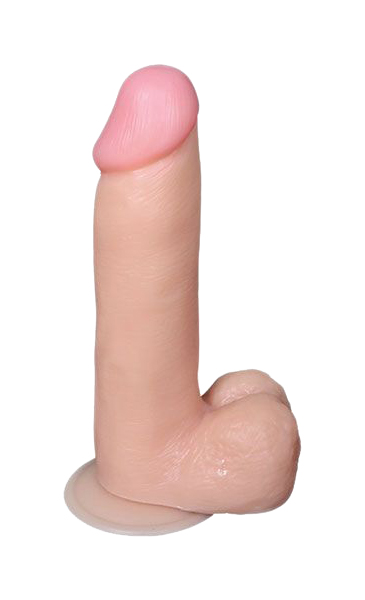 Резиновый пенис, 14,5 см Erowoman-Eroman (бежевый) 