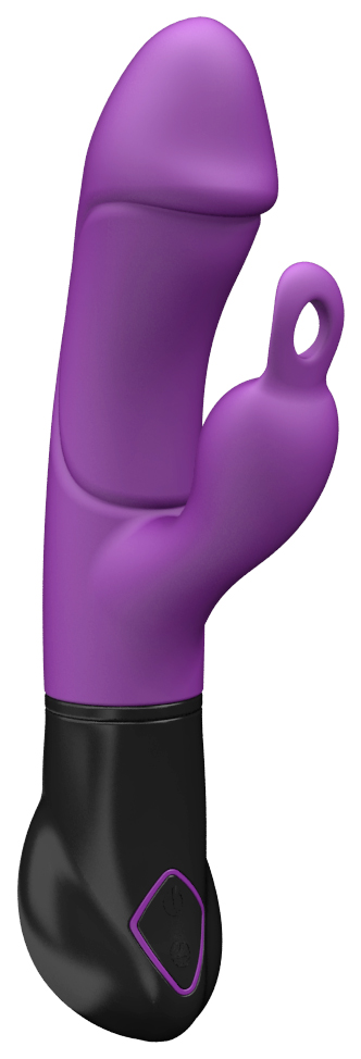 Вибромассажер Adrien Lastic Ares ультрамягкий и ультрамощный (фиолетовый) 