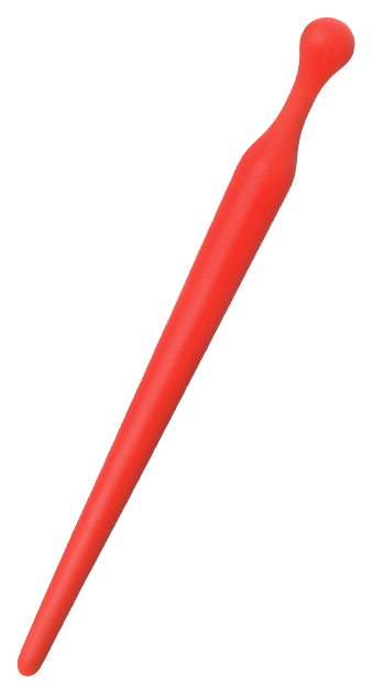 Красный силиконовый уретральный плаг 10 см TOYFA 