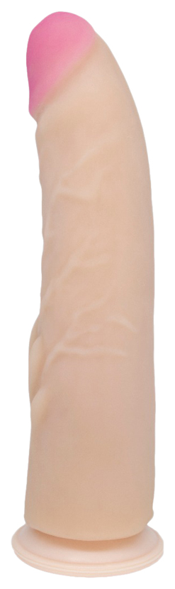Крупный фаллоимитатор на присоске ANDROID Collection-I 21,8 см LoveToy (розовый; бежевый) 