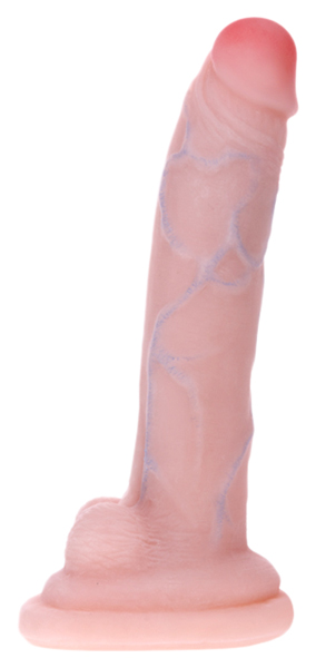Фаллоимитатор-гигант на присоске Super Saver 28 см Baile (розовый; бежевый) 