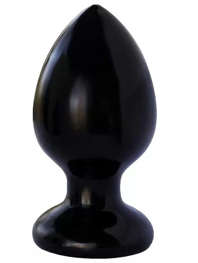 Черная анальная пробка MAGNUM 8 11,5 см LoveToy (черный) 