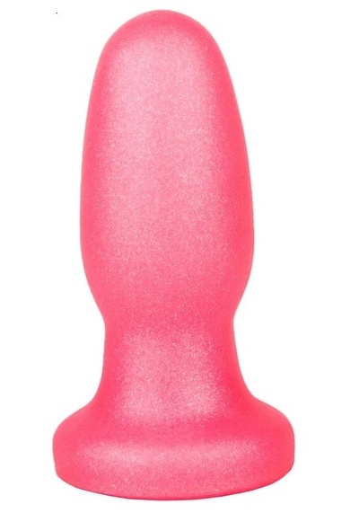 Розовая анальная пробка 11,5 см LoveToy (розовый) 