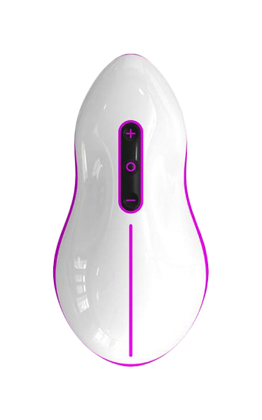 Бело-розовый вибростимулятор Mouse Odeco (белый; розовый) 