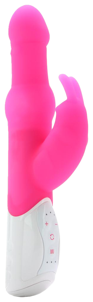 Вибратор Rabbit Essentials с вращающимися шариками (белый; розовый) 
