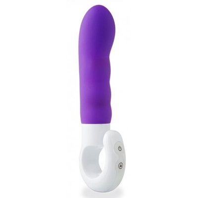 Фиолетовый вибромассажер IMPULSE 16,5 см NU Sensuelle (фиолетовый; белый) 