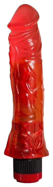 Красный реалистичный вибратор №9 19,5 см Сумерки богов 