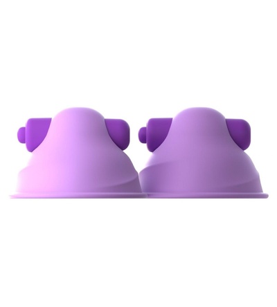 Фиолетовые виброприсоски-стимуляторы на соски Vibrating Nipple Pipedream PD4920-12 (фиолетовый) 