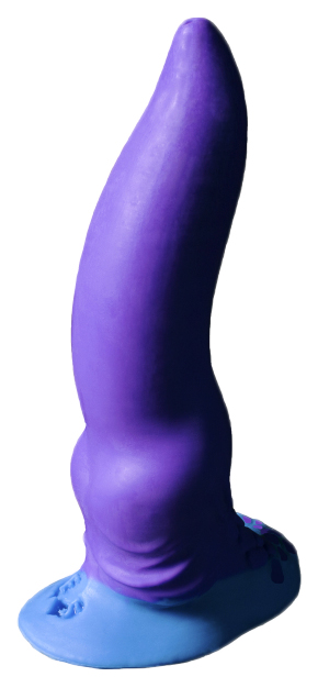Фиолетовый фаллоимитатор Зорг mini 17 см Erasexa zoo110 (синий) 