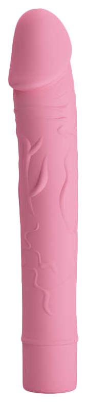 Вибратор Baile Vic с выделенными венками 15,5 см нежно-розовый 
