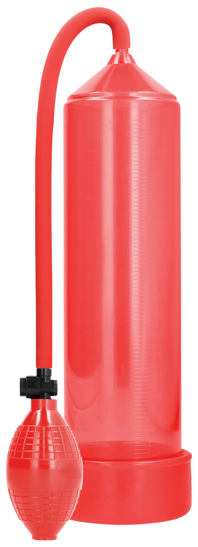 Ручная вакуумная помпа для мужчин Classic Penis Pump Shots Media BV красная (красный) 