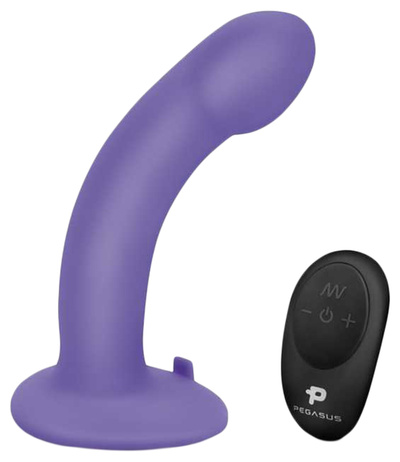 Вибрирующий страпон Pegasus фиолетовый (фиолетовый; черный) 