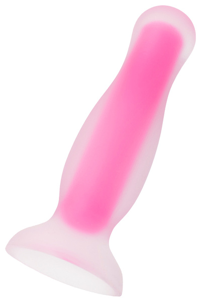 Светящаяся в темноте анальная втулка Cain Glow 10 см розовая BEYOND (розовый) 
