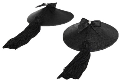 Украшение на грудь черное Bijoux Indiscrets (черный) 