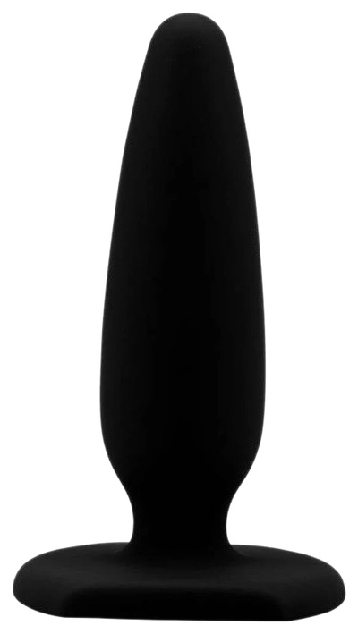 Черная силиконовая анальная пробка Black Mont 13,5 см Chisa Chisa Novelties (черный) 