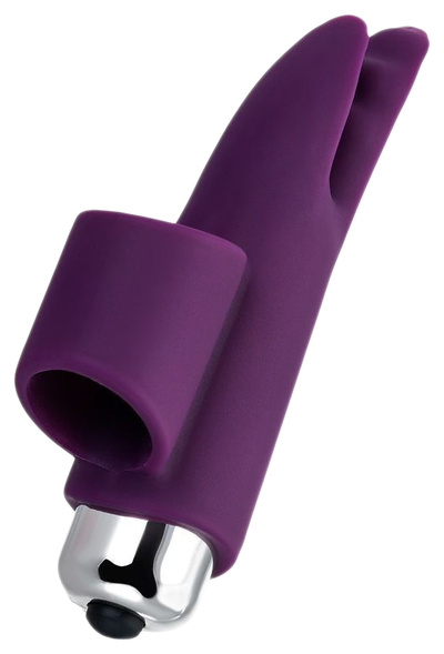 Фиолетовая вибронасадка на палец JOS Tessy 9,5 см JOS (фиолетовый) 