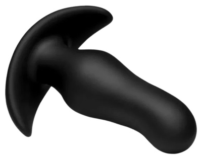 Черная анальная вибропробка Kinetic Thumping 7X Prostate Anal Plug 13,3 см XR Brands (черный) 