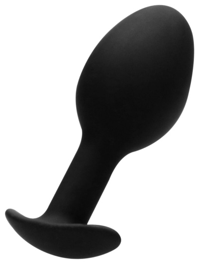 Черная анальная пробка N 89 Self Penetrating Butt Plug 8,3 см Shots Media BV (черный) 