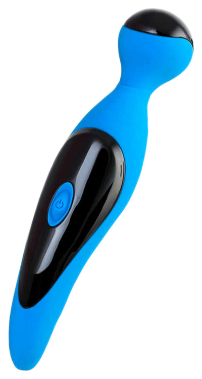 Голубой вибростимулятор COSMY 18,3 см ToyFa 