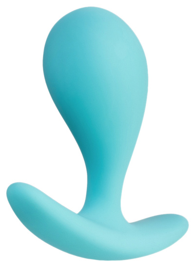 Мятная анальная втулка Blob 5,5 см ToyFa (голубой) 