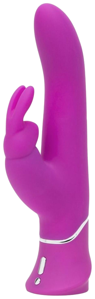 Лиловый вибратор Curve Thrusting Rechargeable Rabbit Vibrator 24,1 см Happy Rabbit (фиолетовый) 