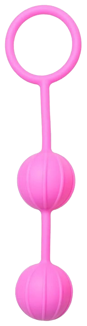 Розовые вагинальные шарики с ребрышками Roze Love Balls EDC Wholesale Розовые вагинальные шарики с ребрышками Roze Love Balls розовый EDC 