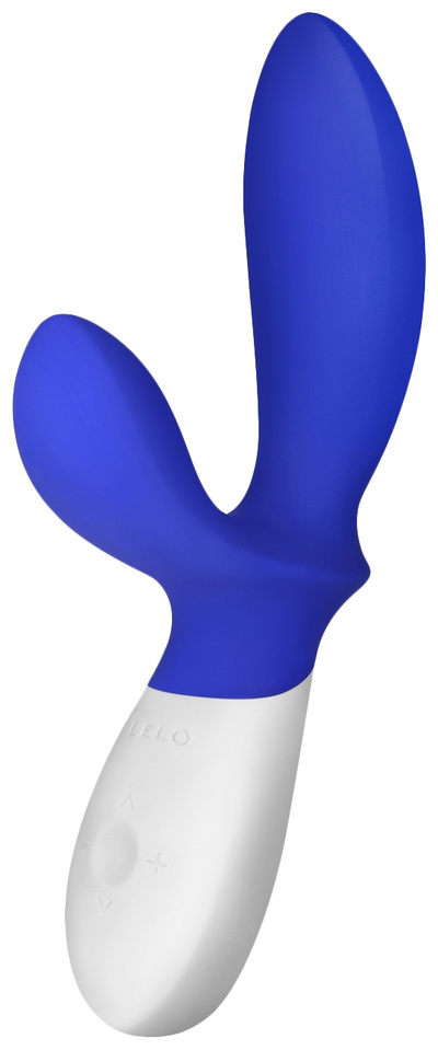 Синий вибромассажёр простаты Loki Wave Federal Blue с отростком для промежности 19,6 см Lelo Синий вибромассажёр простаты Loki Wave Federal Blue с отростком для стимуляции промежности - 19,6 см. синий Lelo (белый; синий) 