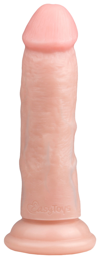 Телесный фаллоимитатор на присоске - 15,5 см. EDC Wholesale Телесный фаллоимитатор на присоске - 15,5 см. телесный EDC (бежевый) 