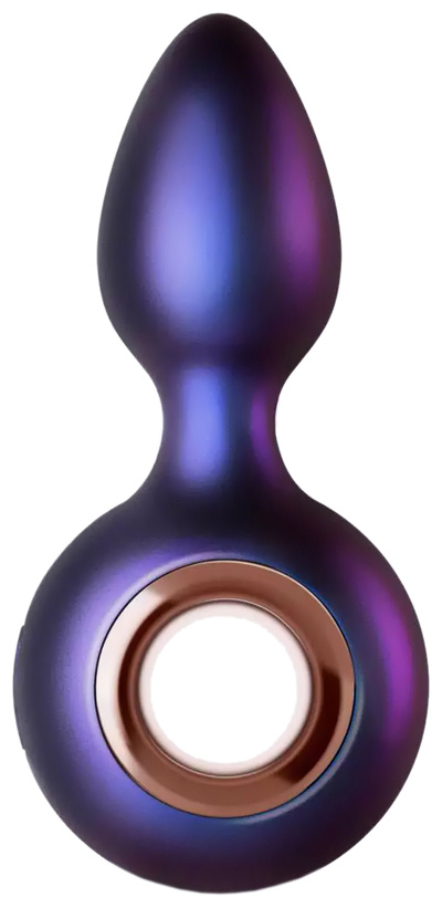 Фиолетовая анальная вибропробка Deep Space с кольцом-держателем - 12,7 см. EDC Wholesale Фиолетовая анальная вибропробка Deep Space с кольцом-держателем - 12,7 см. фиолетовый EDC 