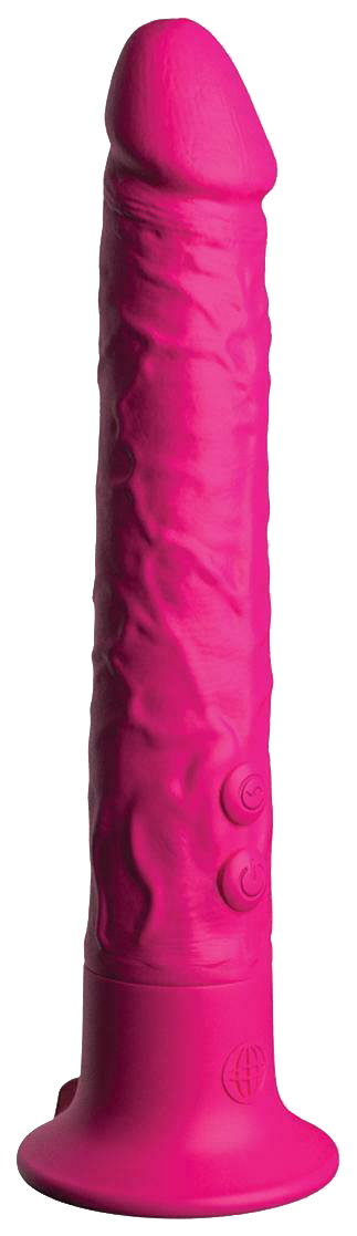 Ярко-розовый вибромассажер-реалистик с присоской Classix Wall Banger 2.0 19,1 см 196042 PipeDream 