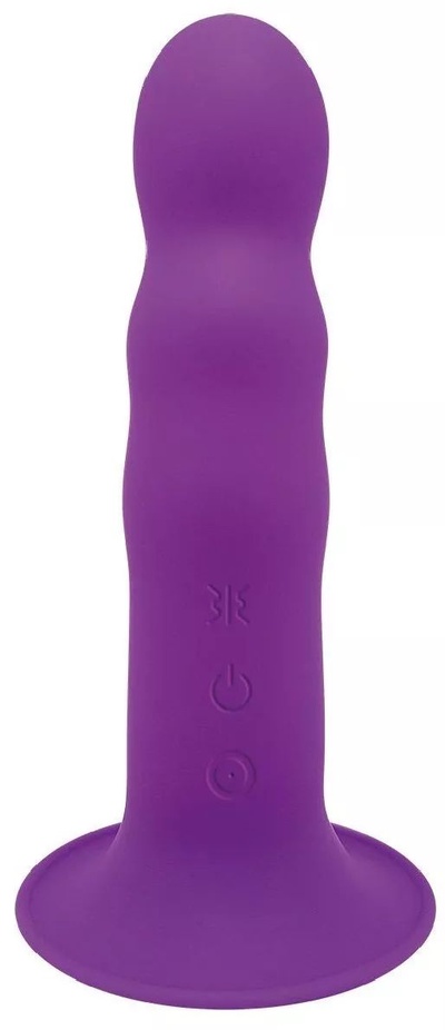 Фиолетовый вибратор Hitsens 3 18,2 см Adrien Lastic 
