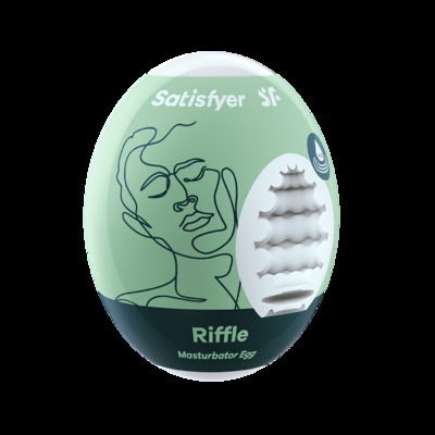 Мастурбатор с самолубрикацией Satisfyer Egg Single , белый Riffle 