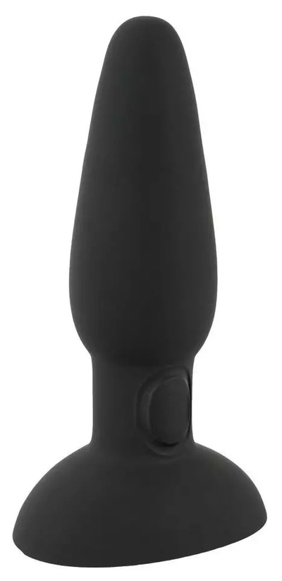 Анальная вибропробка с пульсацией ORION Thumping Anus Butt Plug черная 15 см (черный) 