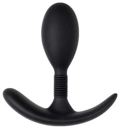 Анальная втулка A-toys Tord S черная 8,5 см (черный) 