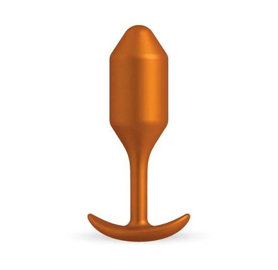 Анальная пробка для ношения b-vibe Snug Plug 2 бронзовая 11 см (коричневый) 