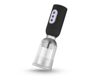 Мастурбатор-помпа Cruizr Luxury Vibrating Penis Pump с вибрацией (черный) 