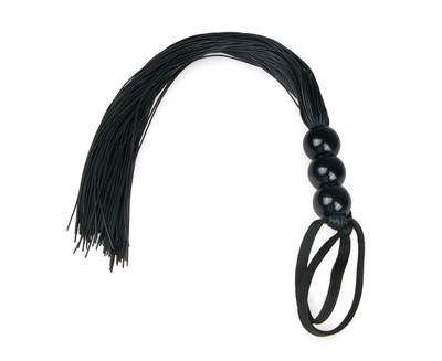 Плеть EasyToys Silicone Whip силиконовая черная 32 см (черный) 