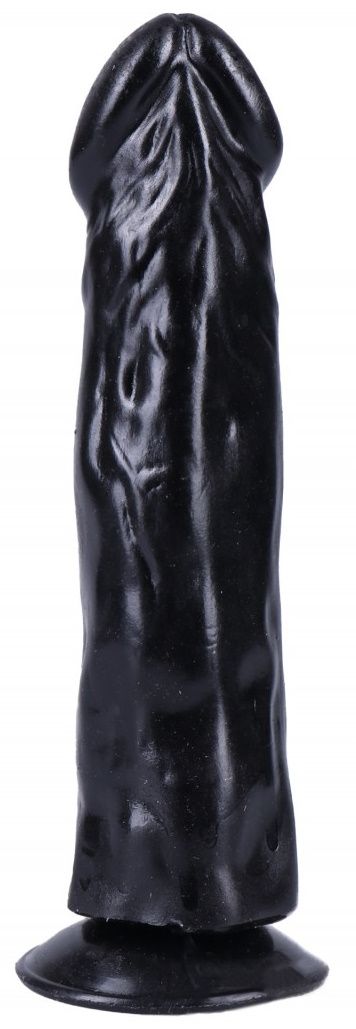 Вибратор-реалистик Джага-Джага №27 на присоске черный 17,5 см Джага Джага 