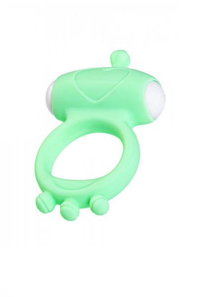 Виброкольцо A-toys by TOYFA Fowd зеленое Зеленое виброкольцо на пенис Fowd (зеленый) 
