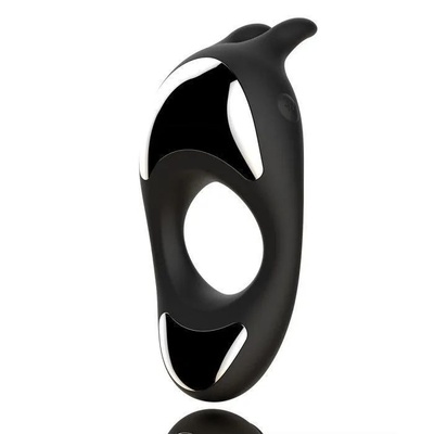 Эрекционное кольцо FeelzToys Zeus Dual Vibe Cock Ring с двумя моторами черное Черное эрекционное кольцо с двумя моторами Zeus Dual Vibe Cock Ring (черный) 
