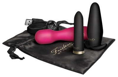 Набор секс игрушек Fredericks Of Hollywood Bullet Vibrator Set (розовый; черный) 