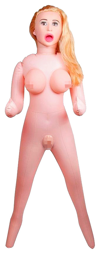 Надувная секс-кукла Bior toys Синди с вибрацией 