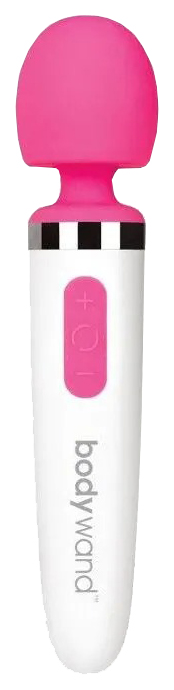 Вибратор Bodywand Aqua Mini Rechargeable перезаряжаемый жезловый розово-белый (белый; розовый) 