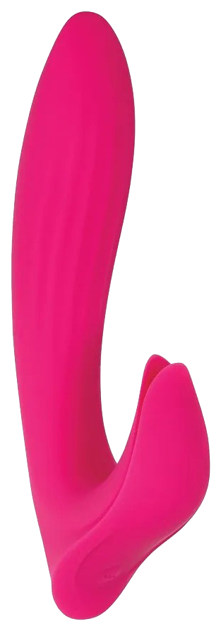 Вибратор Adam & Eve Bliss Vibrator с клиторальным отростком розовый 15,2 см 