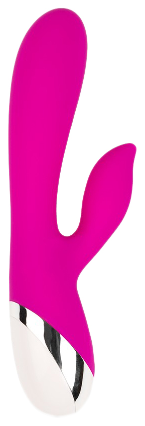 Вибратор-кролик Brazzers силиконовый ярко-розовый 11 см 
